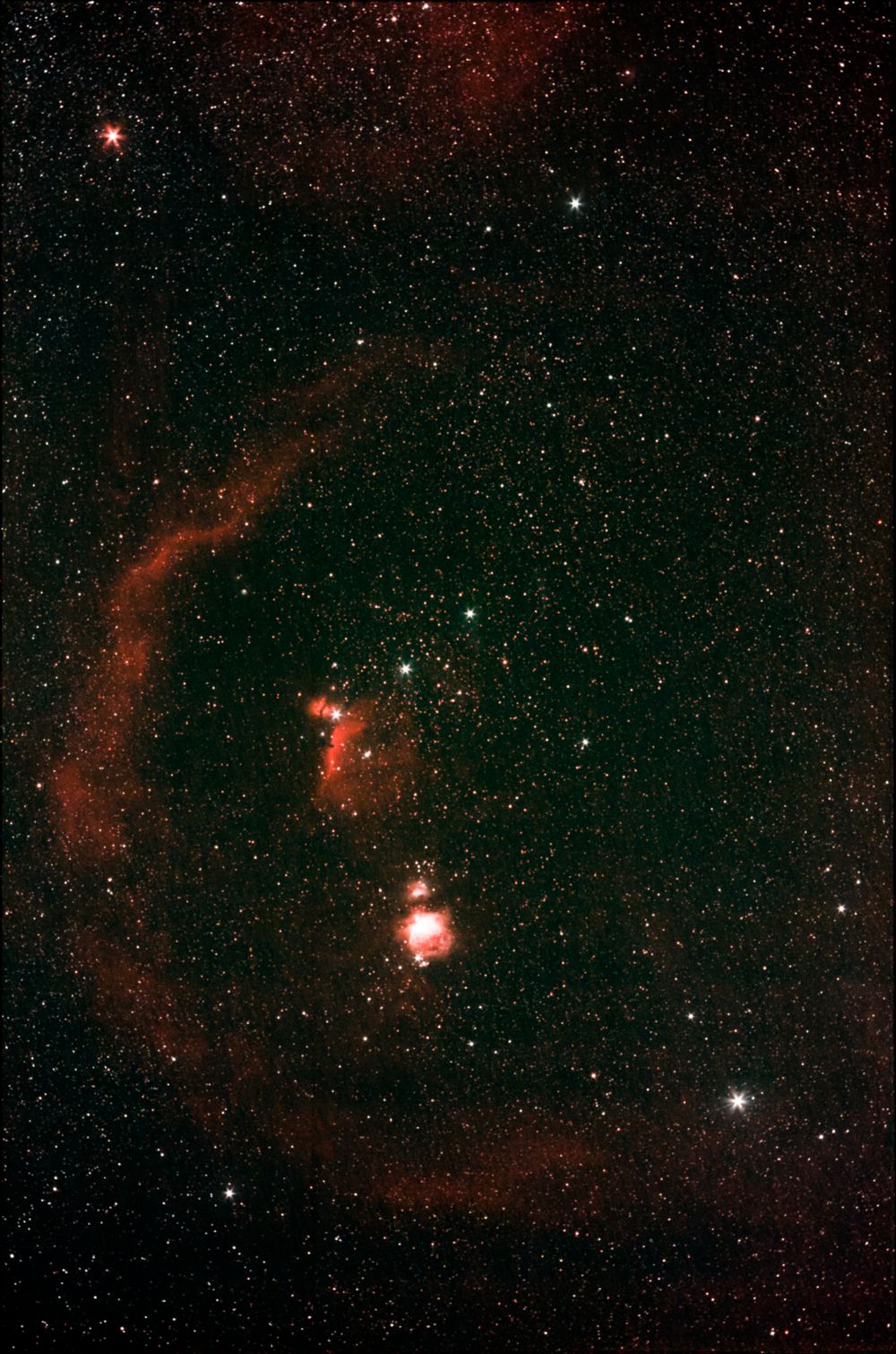 Туманности в созвездии Орион