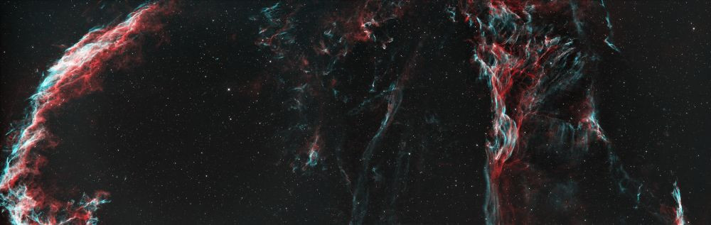 Mosaico Nebulosa Velo - Astrophotography