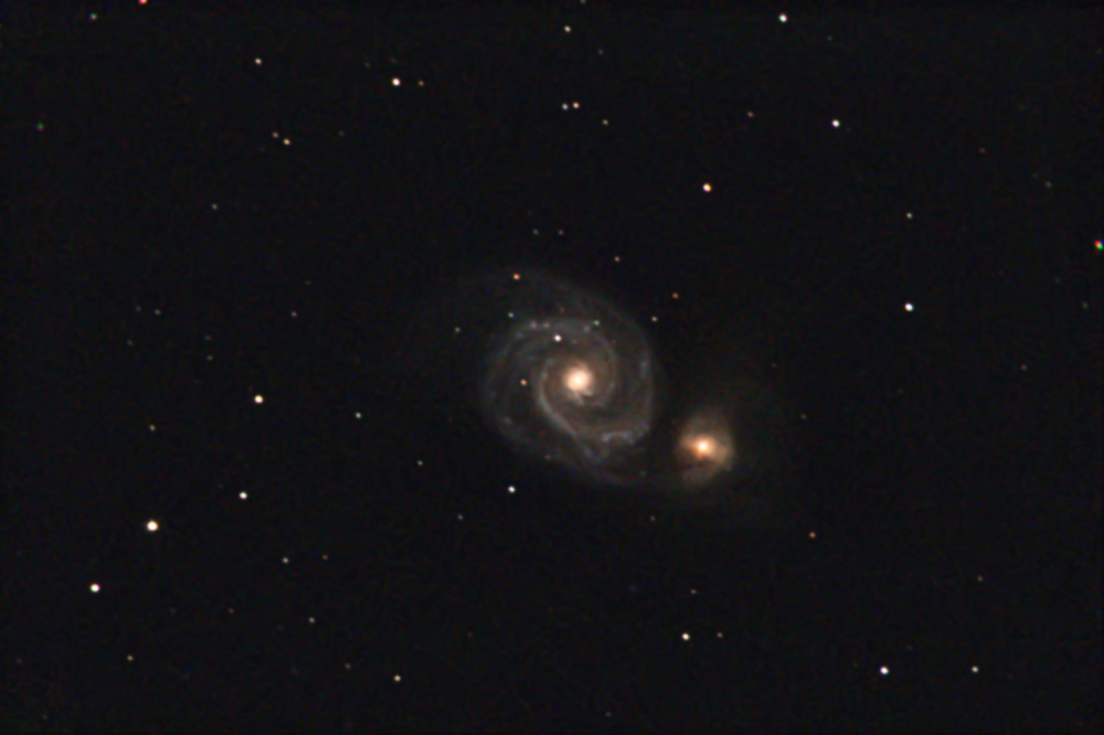 М 51-Галактика Водоворот. 18.03.2023