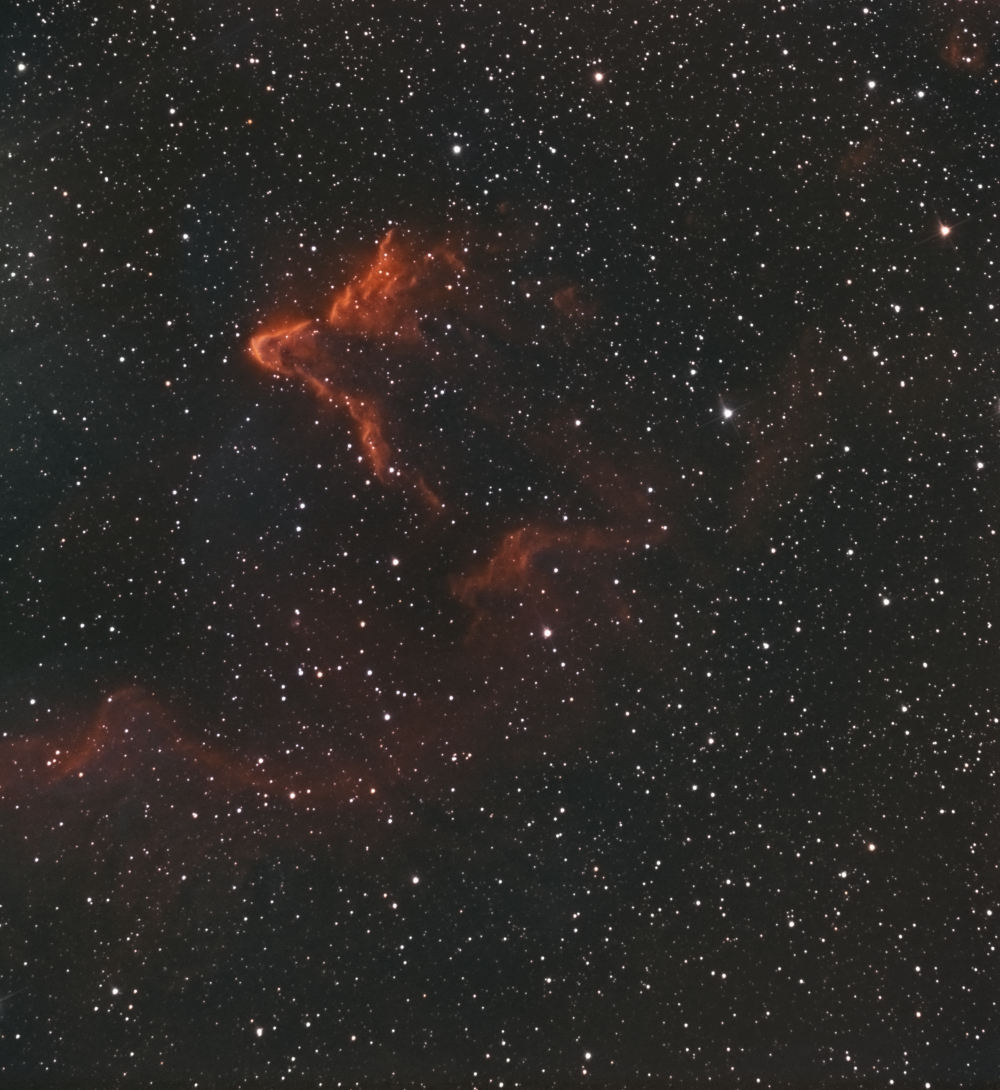Туманность Призрак Кассиопеи - IC63