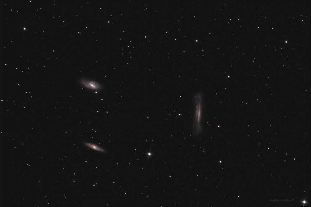 Трипплет Льва - M65, M66, NGC3628