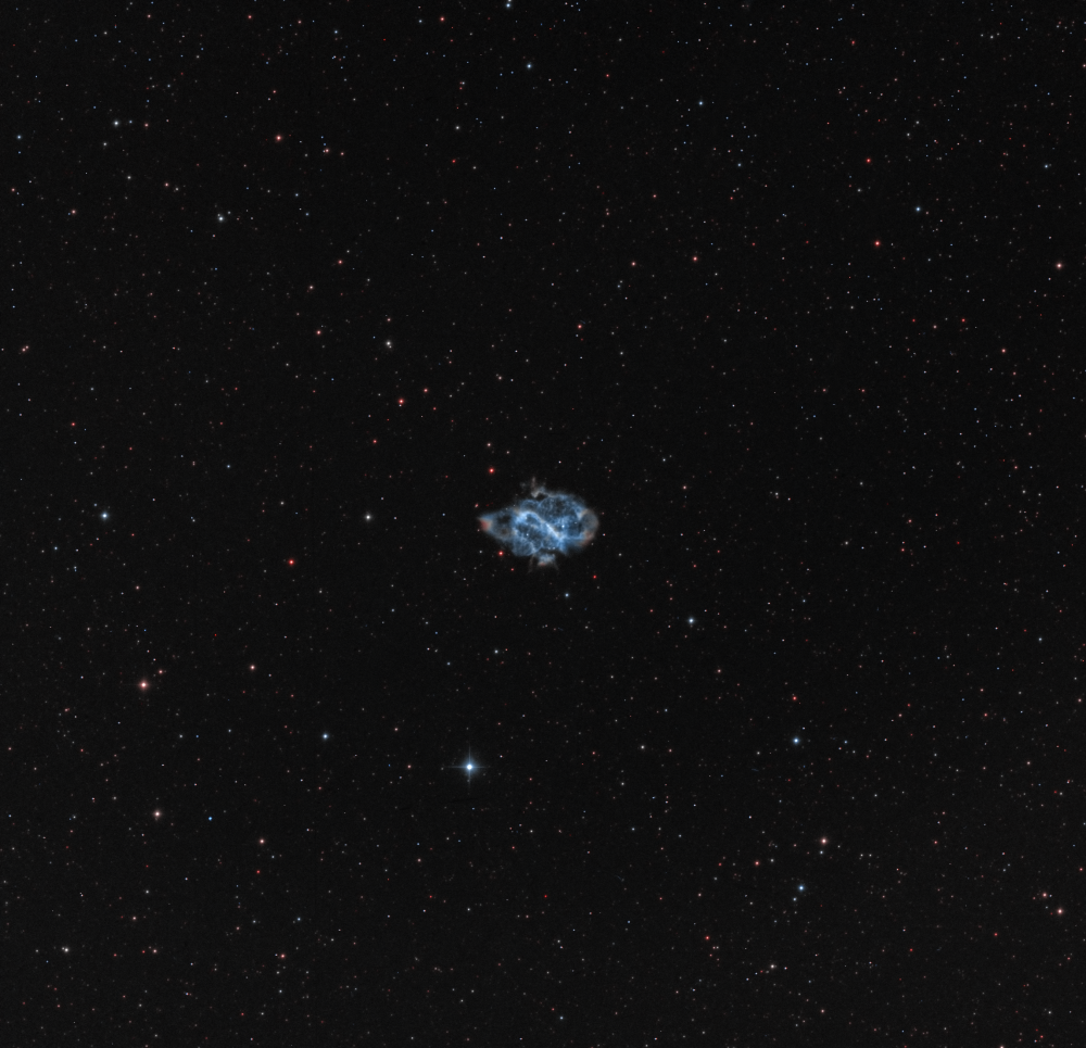 NGC 5189 - Спиральная планетарная туманность в созвездии Муха