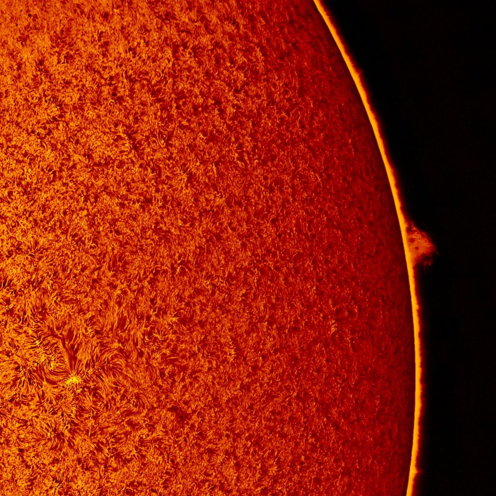 2018.05.13 Sun H-Alpha prominence