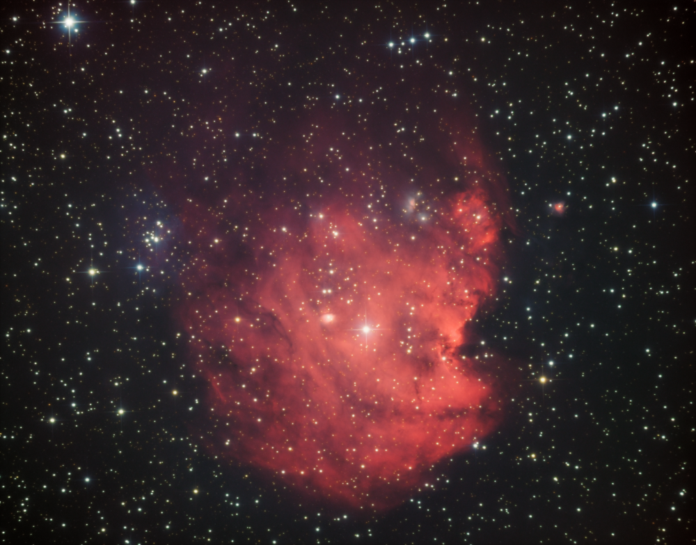 NGC 2174 Monkey Head Nebula HaLRGB