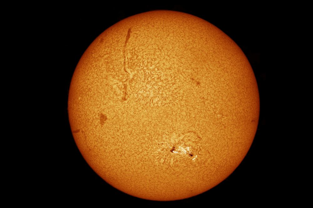 Панорама Солнца в Ha