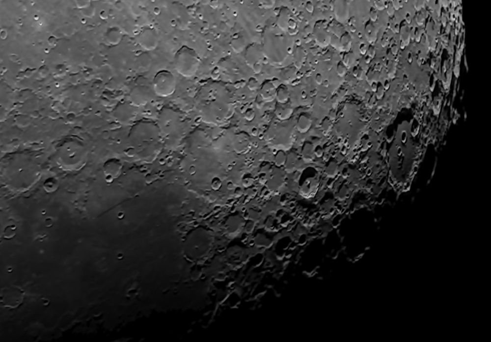 Обзорный вид Луны 01.12.2022
