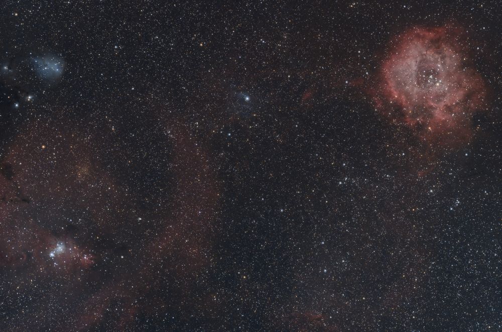 от NGC2244 до NGC2264