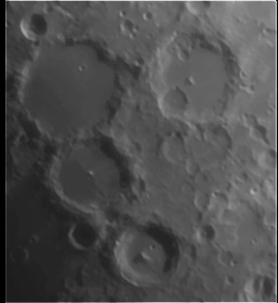 Moon craters