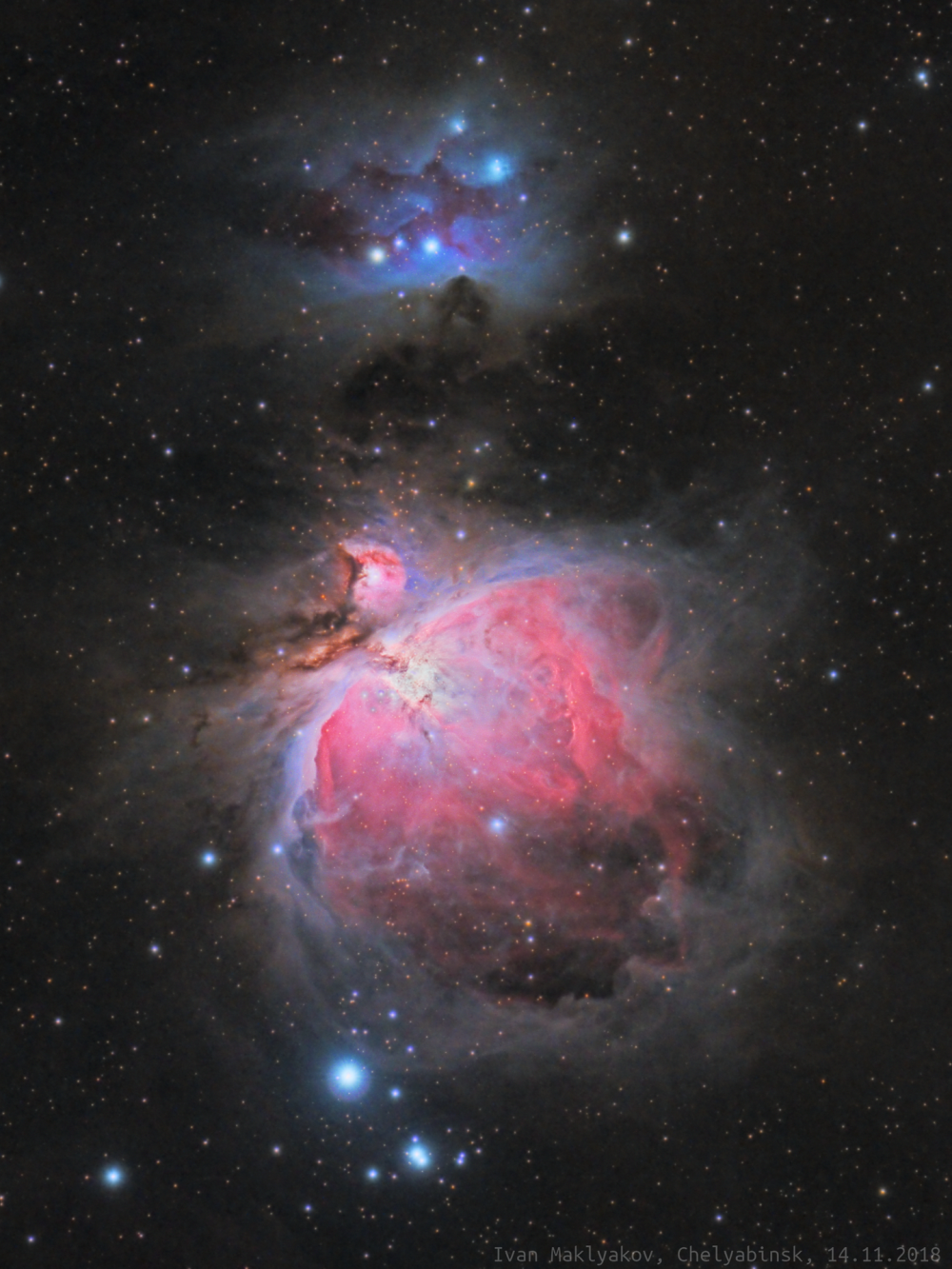 Туманность Ориона (М42).
