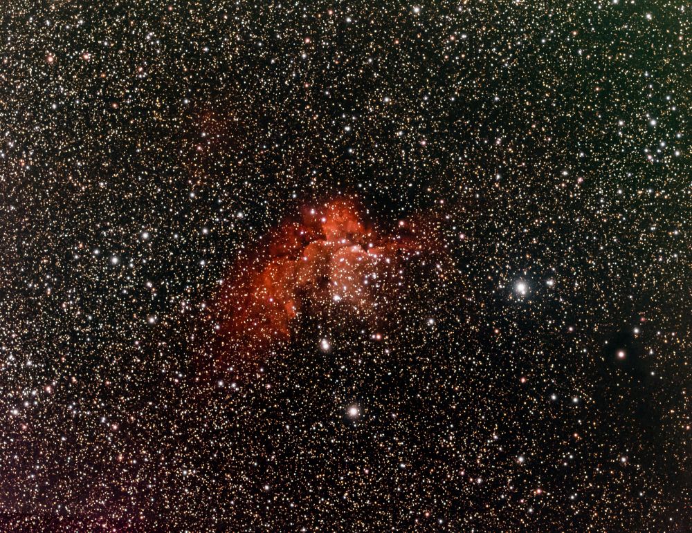 Туманность Колдун (NGC 7380) 