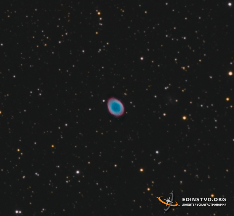 Туманность «Кольцо» M57 в Лире