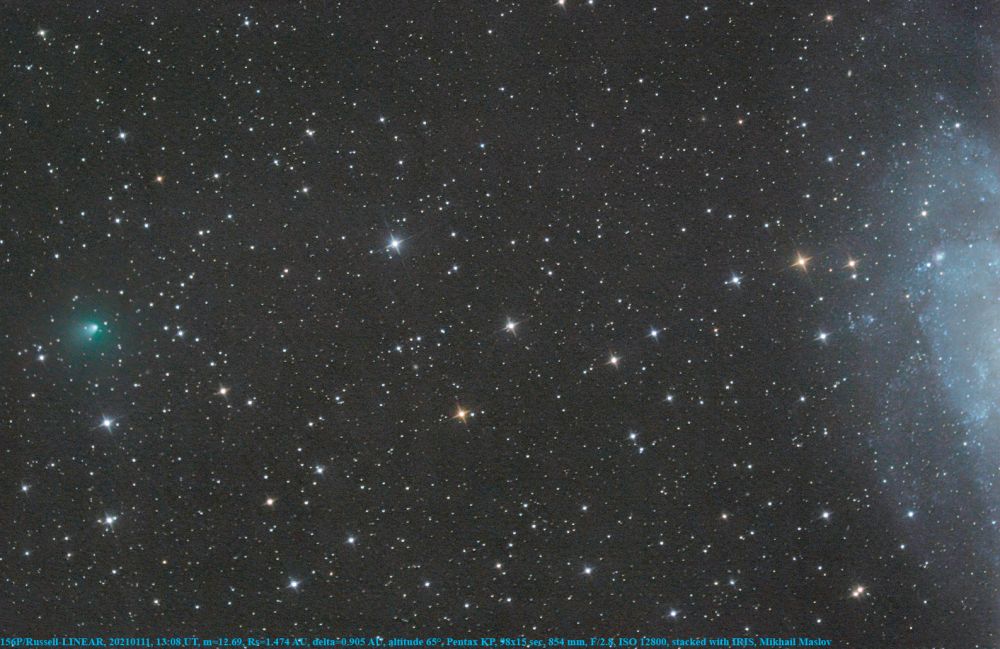 156P/Russell-LINEAR and M33