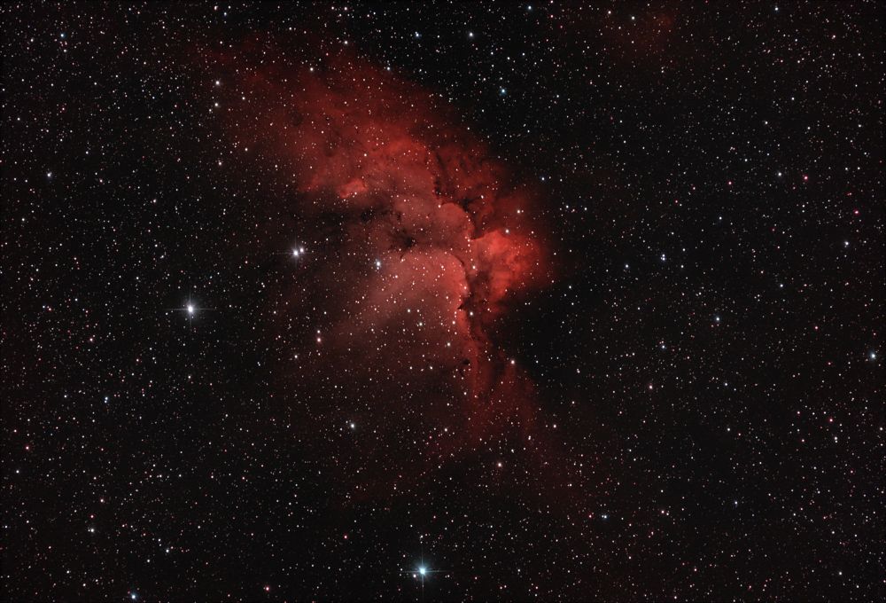 NGC 7380. Туманность Колдун