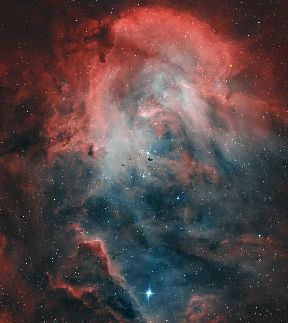 IC 2944 - Running Chicken Nebula (HOO)