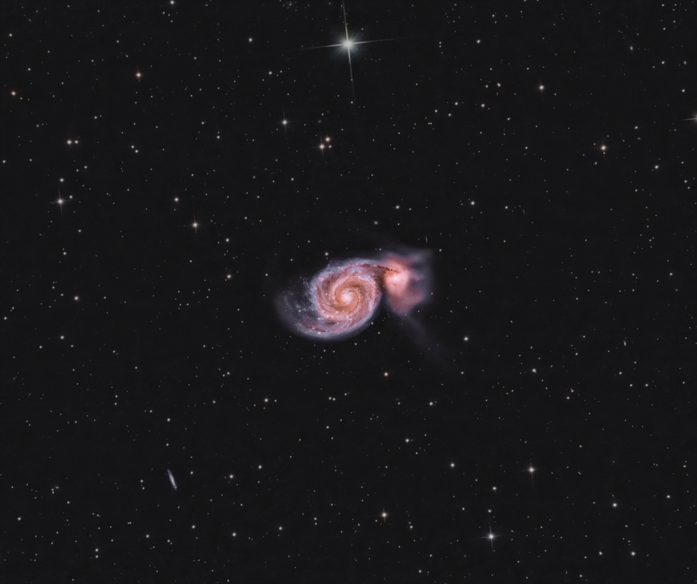 Галактика Водоворот (Whirpool Galaxy - M51)