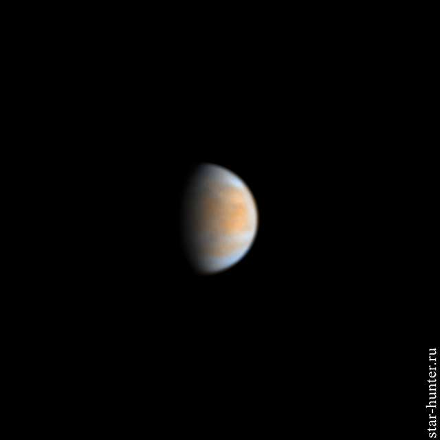 Venus in false color, February 14, 2020.