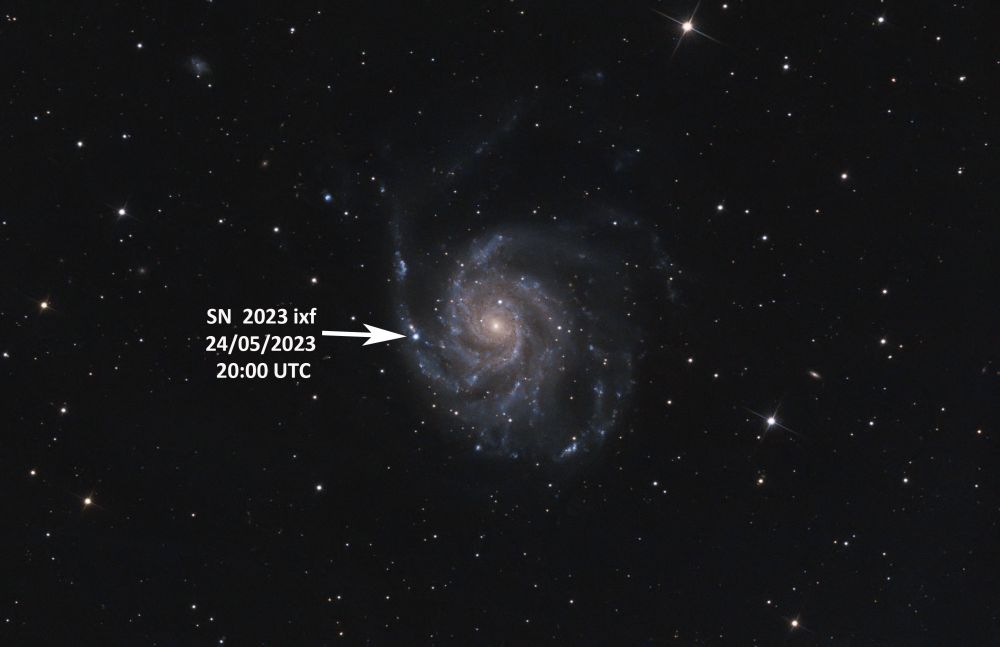 M 101 и сверхновая SN 2023ixf
