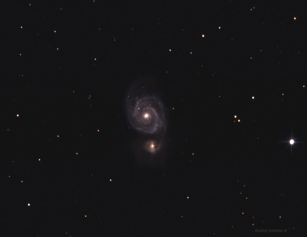 Галактика Водоворот - M51