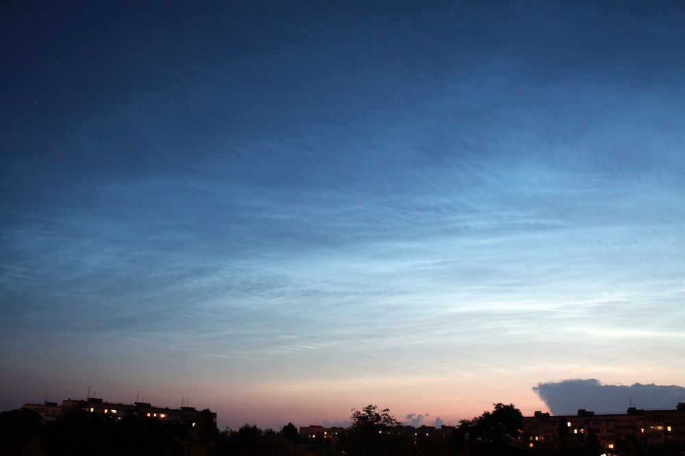 Noctilucent clouds 04.07.2021