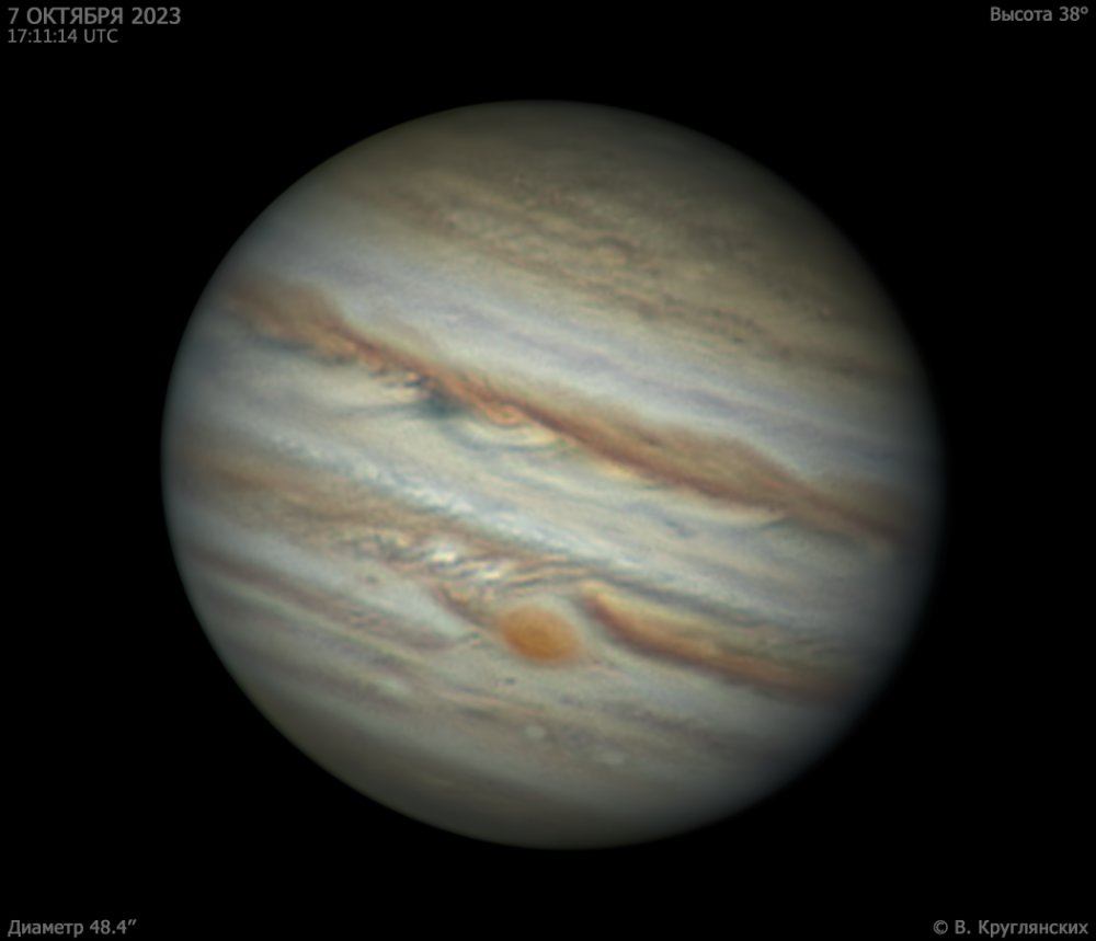 Юпитер 7 октября 2023