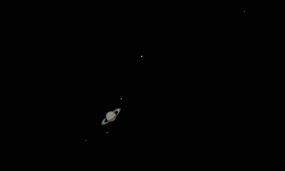 Сатурн и его спутники: Диона,Рея,Тефия,Титан, Япет 20.08.2022(новая версия обработки)