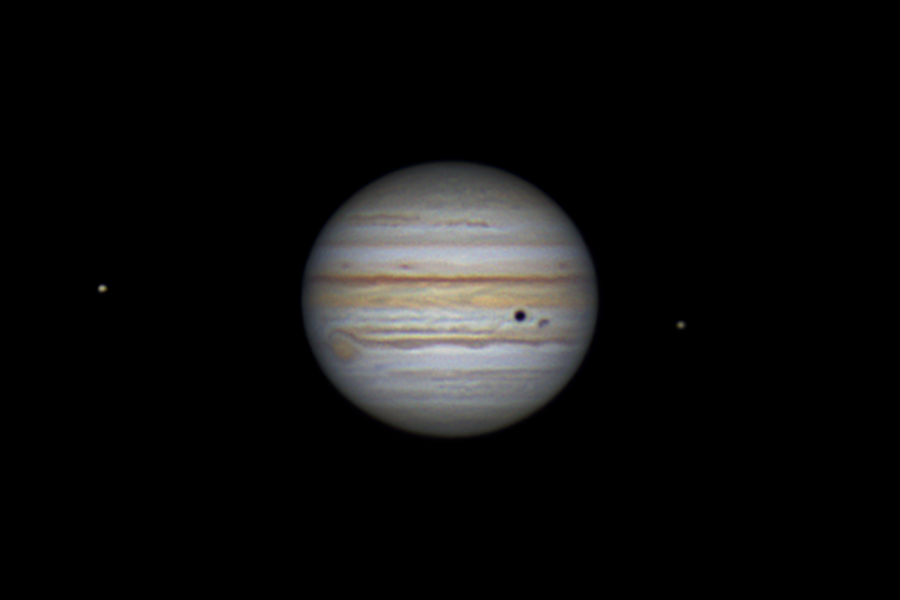 Юпитер и его спутники: Ио, Ганимед, Европа