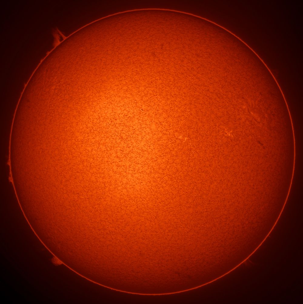 Солнце 17.08.2021 в H-alpha