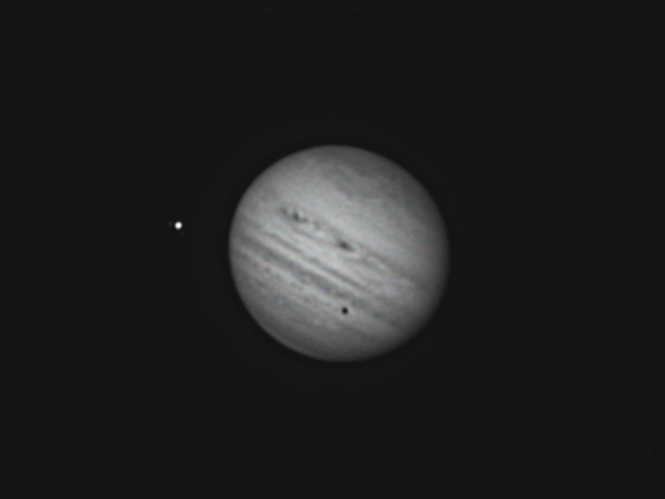 Jupiter, Europa and shadow in near IR (23.07.2022)