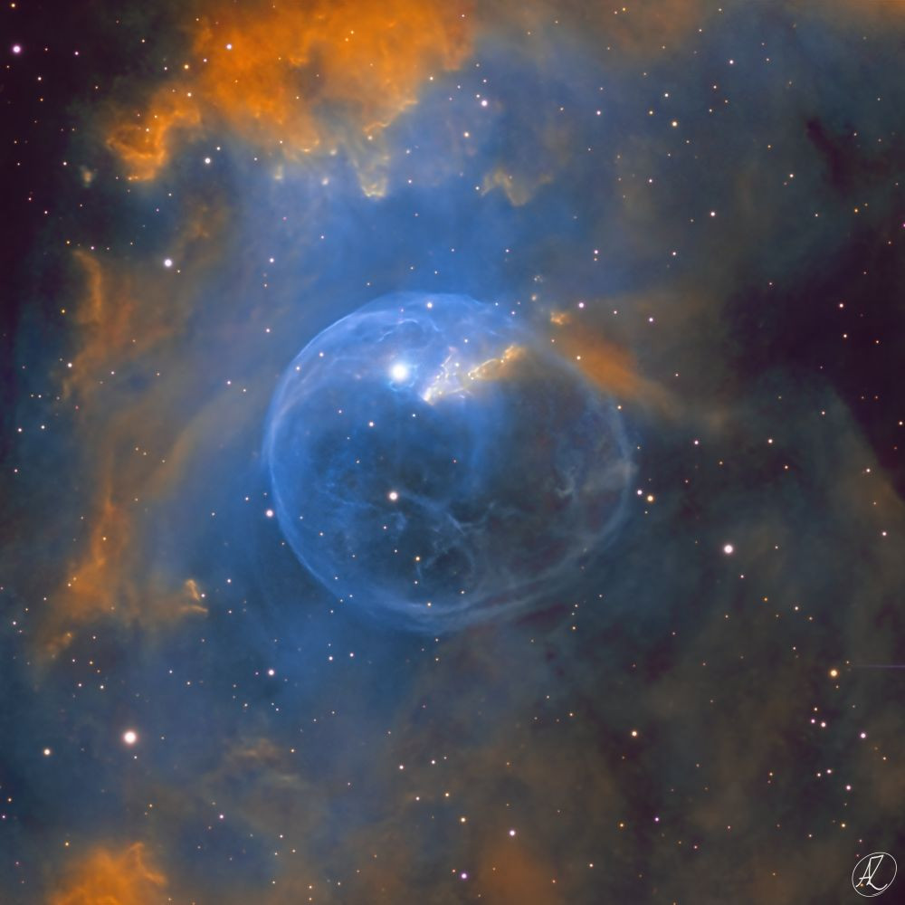 NGC7635 Bubble in the SHO palette