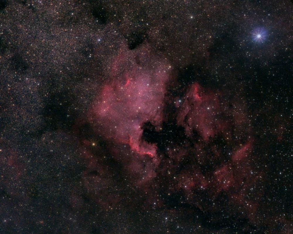 NGC 7000 (Cеверная Америка), IC 5070 (Пеликан)