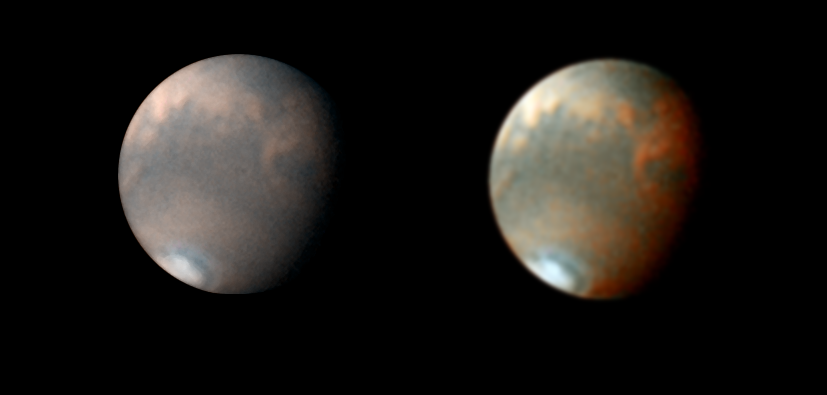 Марс 10.08.2020, два варианта обработки