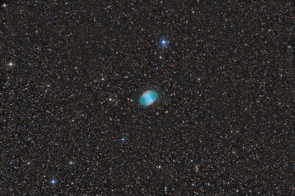 Dumbbell Nebula - M27 (wide angle)