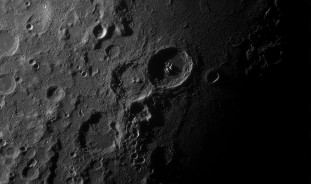 Луна, кратеры Теофил, Кирилл, Катарина