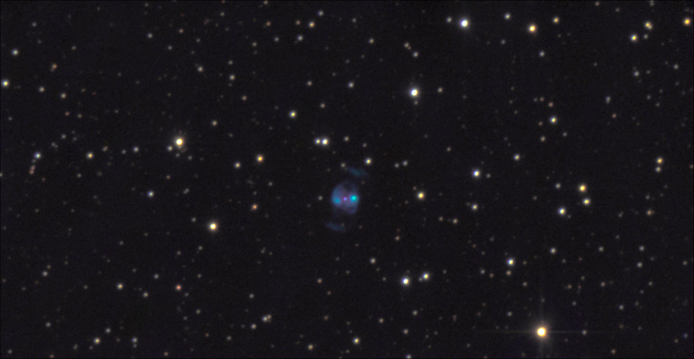 NGC 2371. Планетарная туманность в Близнецах.