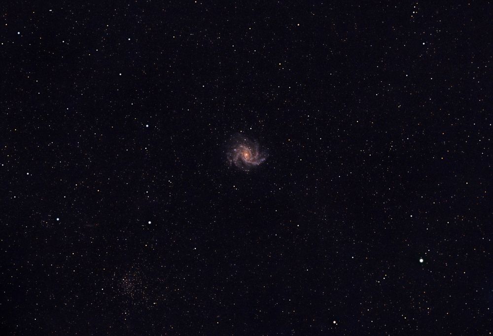 NGC 6946 (Галактика Фейерверк) и NGC 6939