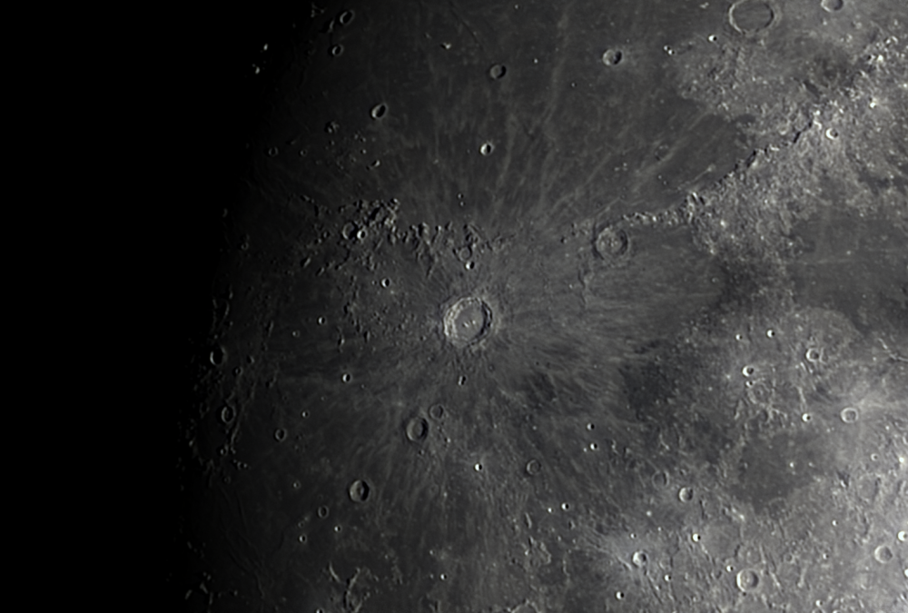 Луна. Кратер Коперник. от 22.01.2024