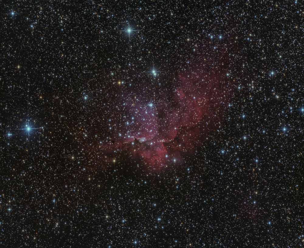 NGC7380 Туманность Колдун