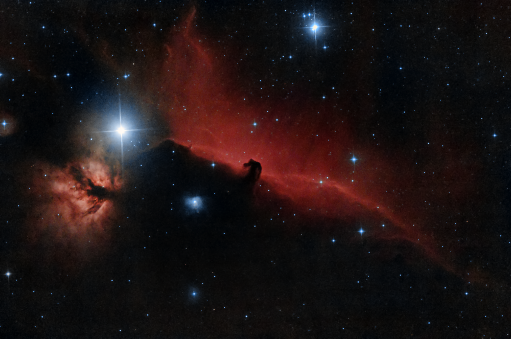 The Horsehead & Flame nebula