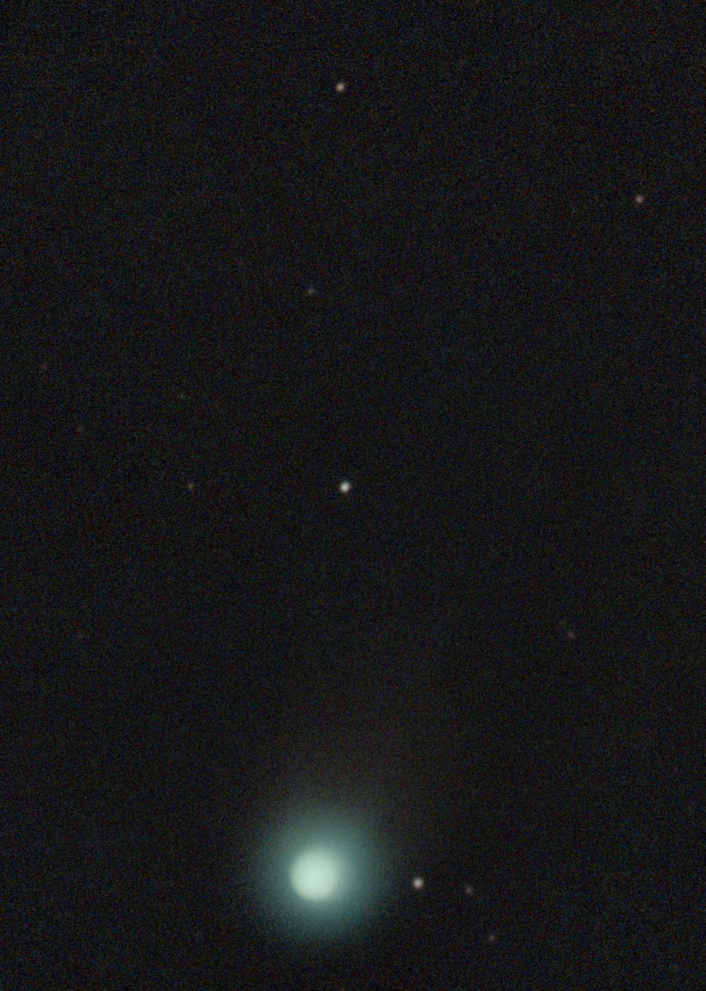 Комета Понкса Брукса. Вспышка 3 апреля 2024 года