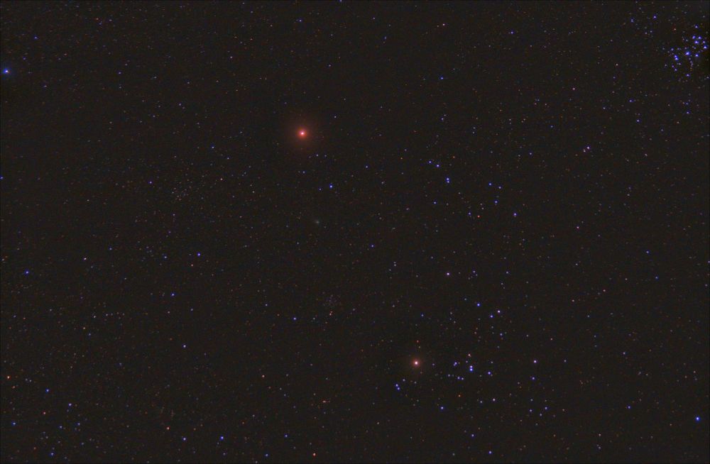 Комета С/2022Е3 через сутки после соединения с Марсом , 12.02.23г.