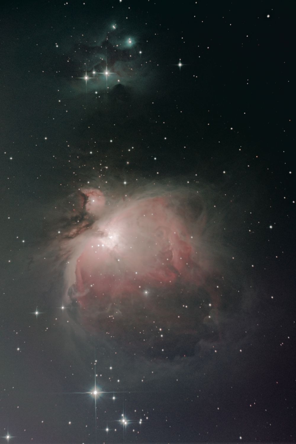 Туманность Ориона (M42), M43, NGC 1977