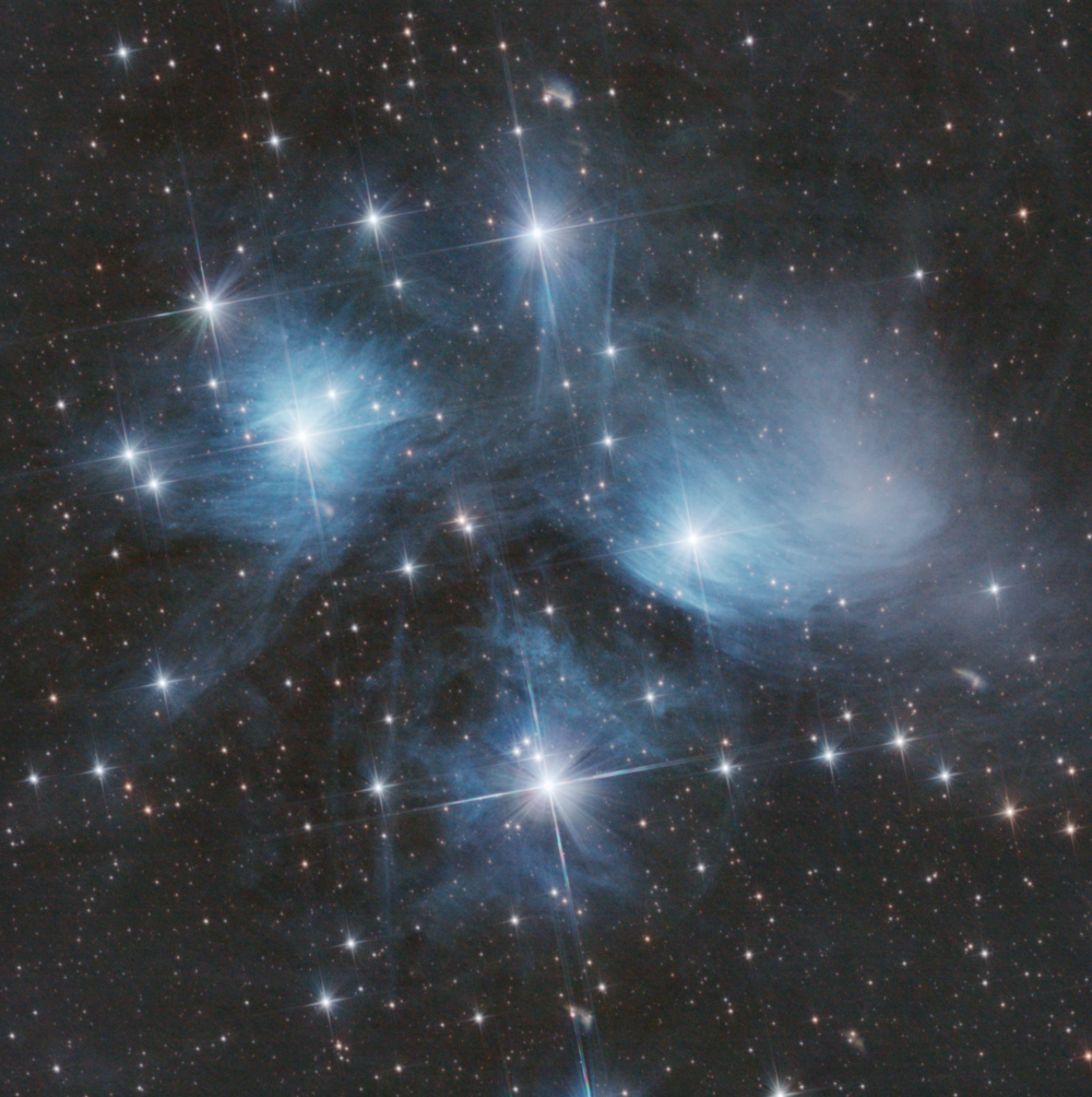 M45 (The Pleiades) - first light of SW Quattro 150P