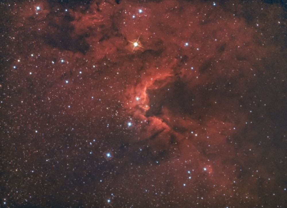 The Cave Nebula Sh2-155 in HaRBsG