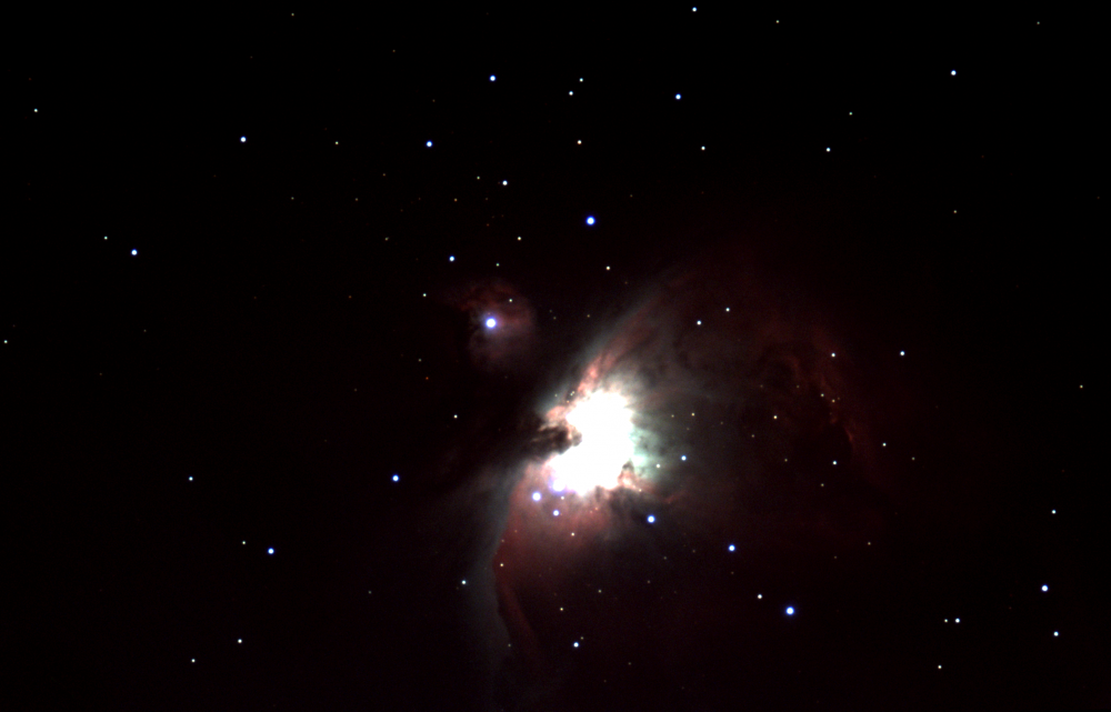 M 42(Большая туманность Ориона),M 43(Туманность дэ Мэйран)