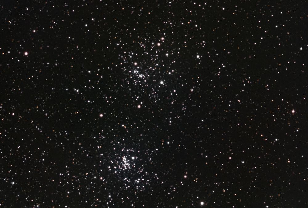 Рассеянные звездные скопление ХИ АШ Персея (Двойное скопление в Персее, Caldwell 14,  NGC 869 и NGC 884) 