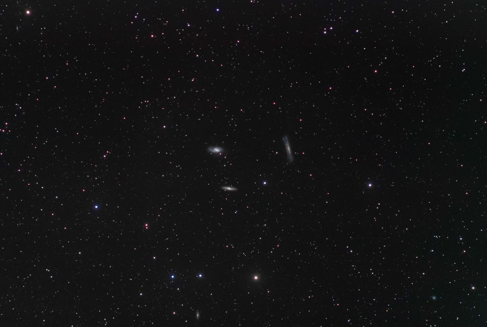 Галактики M65, M66, NGC 3628 (триплет) и др.