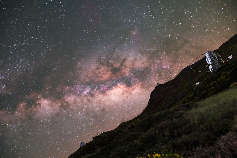 milky way over La Palma