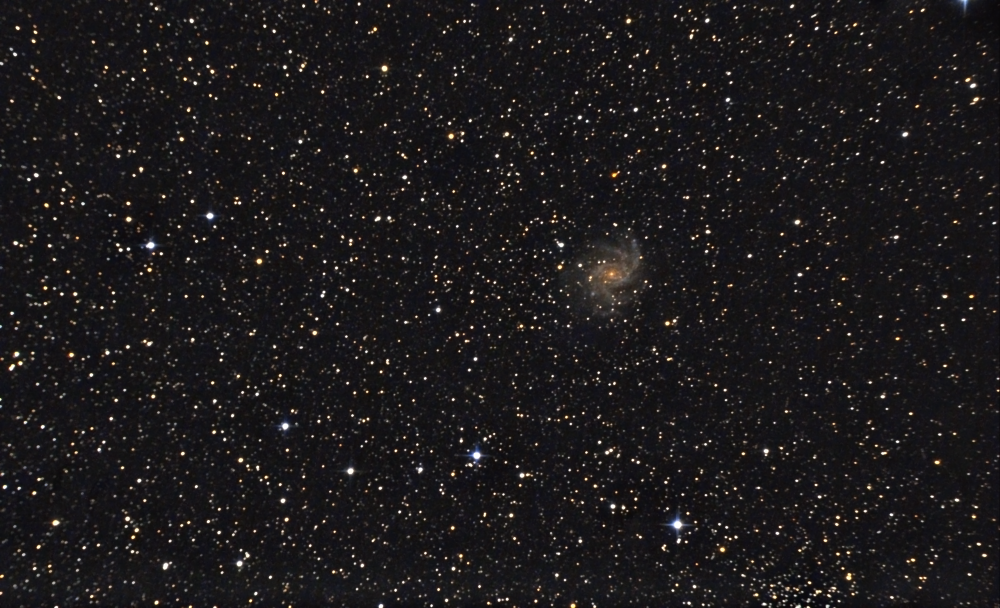 Спиральная галактика Фейерверк (NGC 6946) в созвездии Лебедя (03.09.2022).