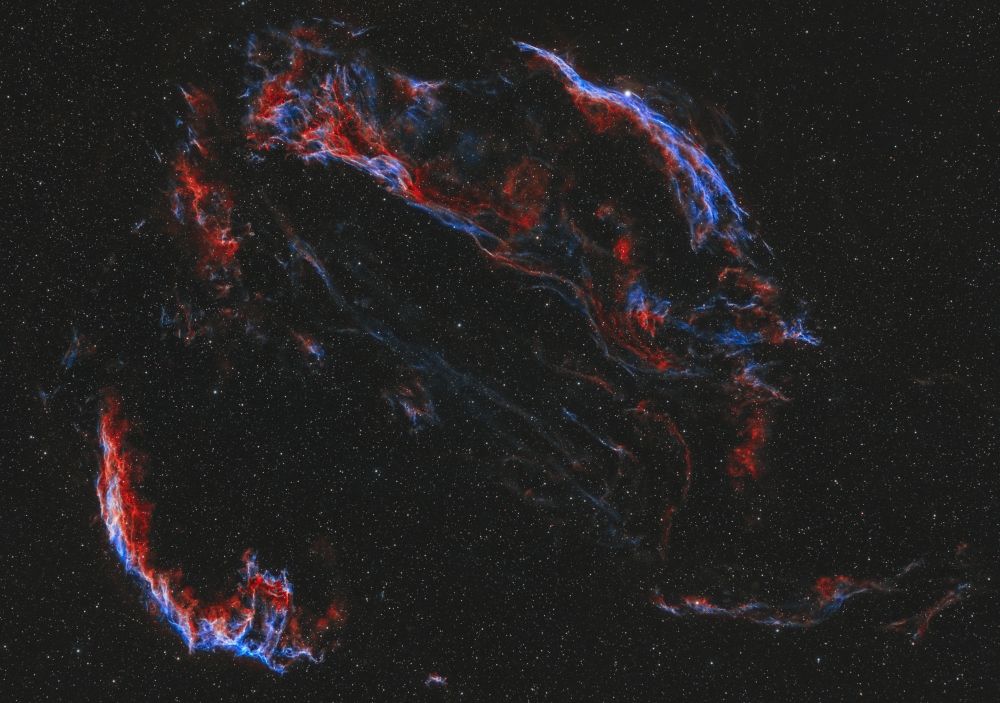 Петля Лебедя NGC 6960 NGC 6995 и другие - астрофотография