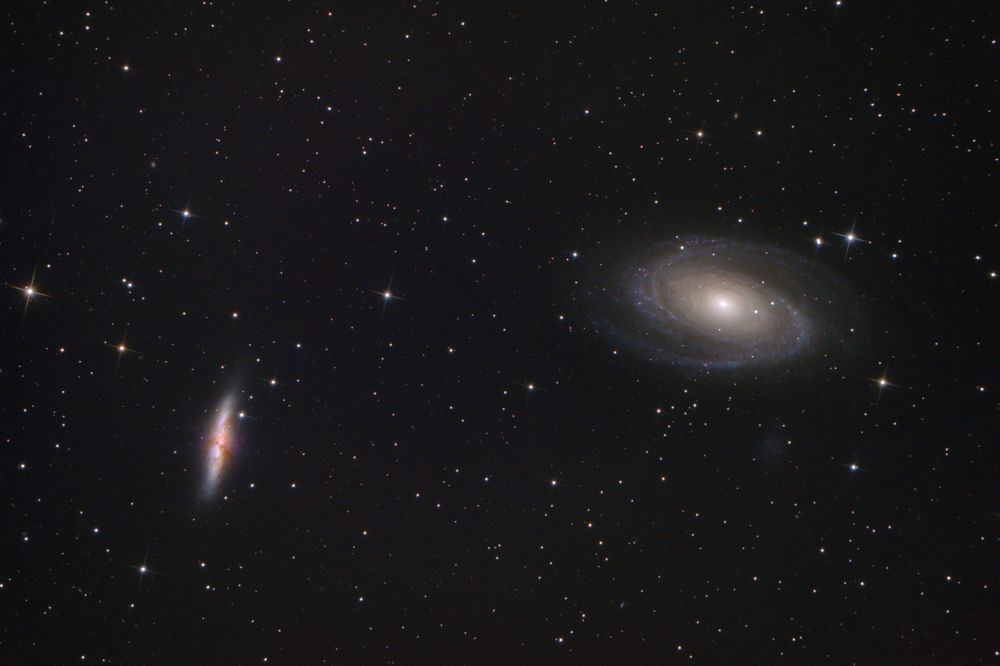 Галактики Боде и Сигара (М81 и М82)